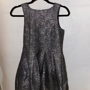 Nordstrom- Juniors silver brocade dress